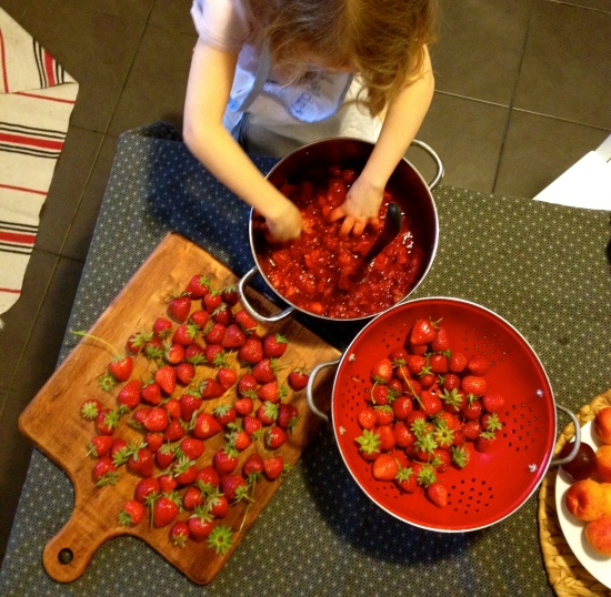 La confiture de fraises